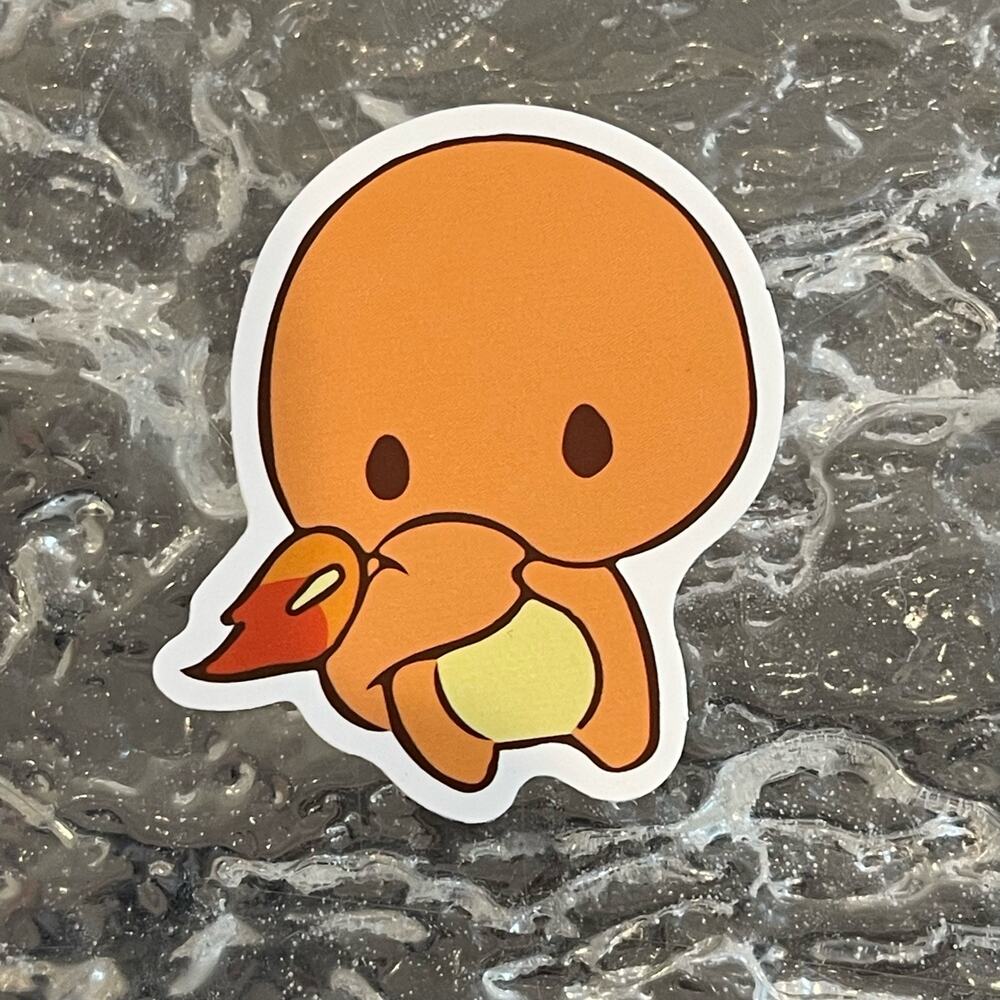 5/$10 Waterproof Vinyl Sticker Pokémon Charmander